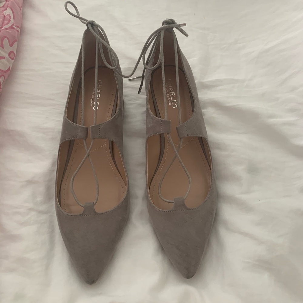 Charles by Charles David heeled “flats”